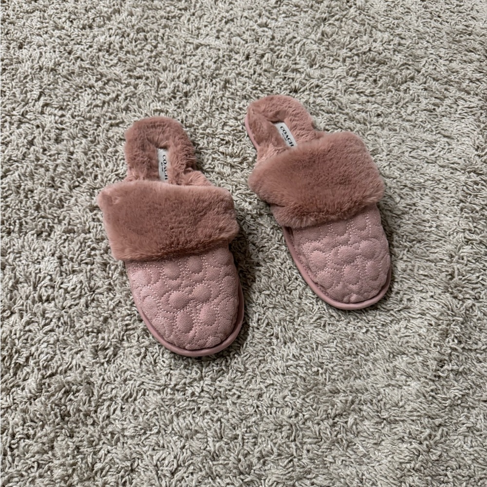 Pink Quilted Women's Slippers